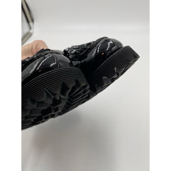 Church’s English Shoes Colleen Chunky Tassel Loafers Black Patent Leather Sz 35 - Picture 11 of 11